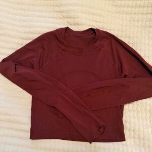 Lululeon Swiftly Tech Cropped Long Sleeve 2.0